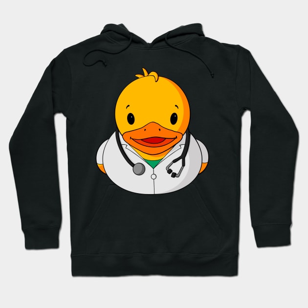 Doctor Rubber Duck Hoodie by Alisha Ober Designs